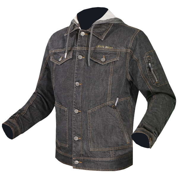 KURTKA LS2 OAKY MAN BLACK