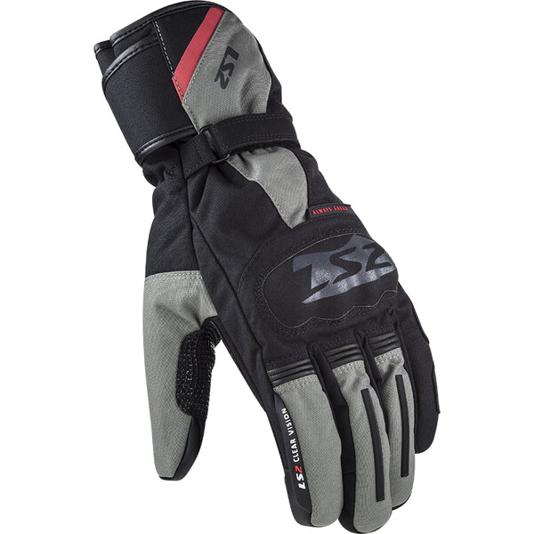 RĘKAWICE LS2 SNOW MAN BLACK GREY M
