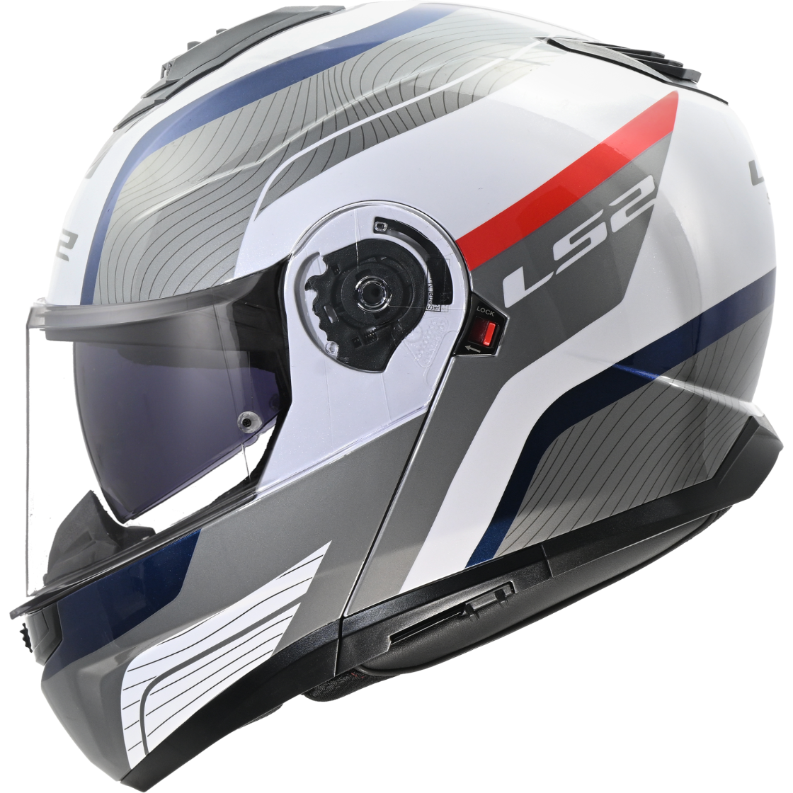 KASK LS2 FF908 STROBE II MONZA WH. BLUE RED-06