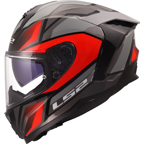 KASK LS2 FF817 CHALLENGER II VIPER GREY RED S