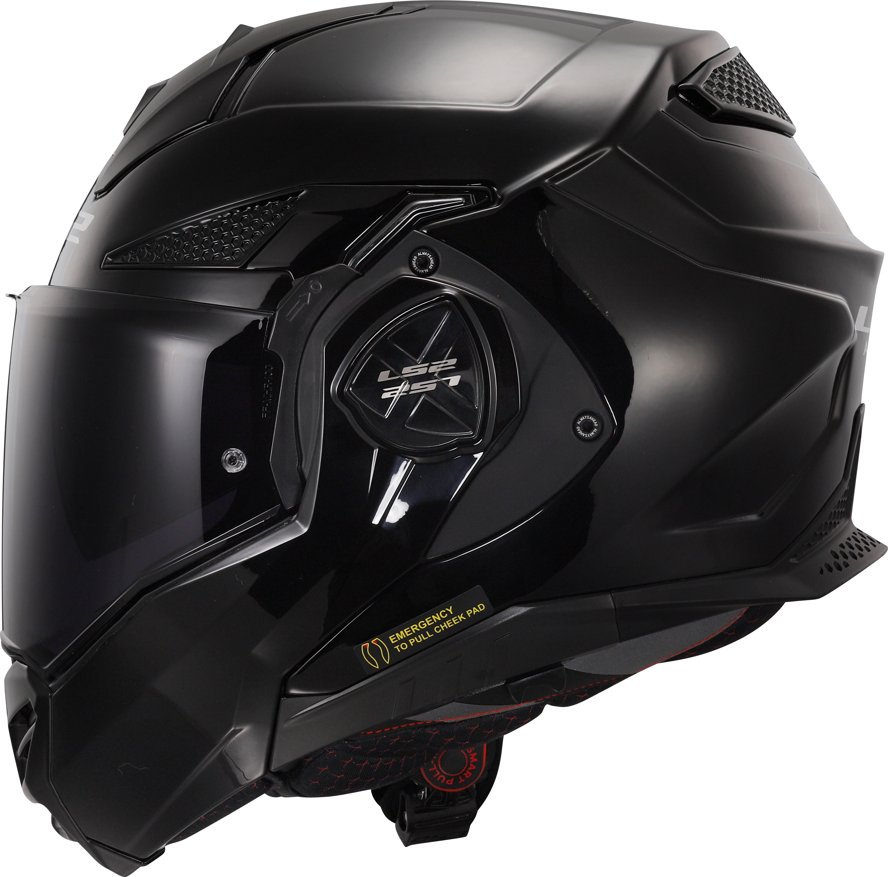 KASK LS2 FF901 ADVANT X SOLID BLACK-06