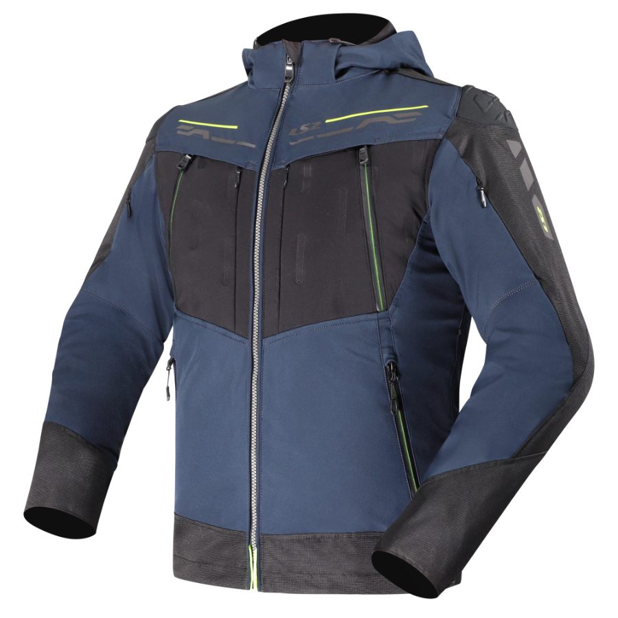 KURTKA LS2 ZIRCONIUM EVO MAN BLUE BLACK YELLOW L