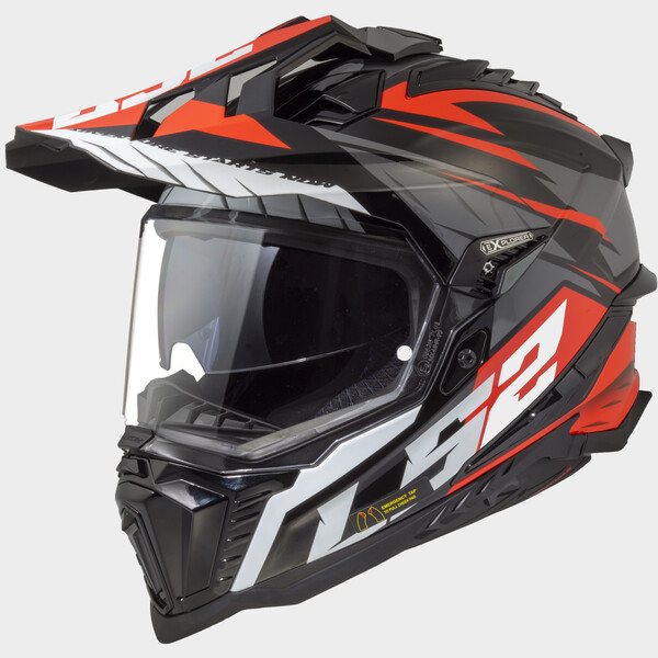 KASK LS2 MX701 EXPLORER SPIRE BL. TITAN RED-06