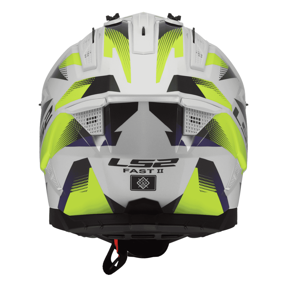 KASK LS2 MX708 FAST II FORT WHITE H-V YELLOW L