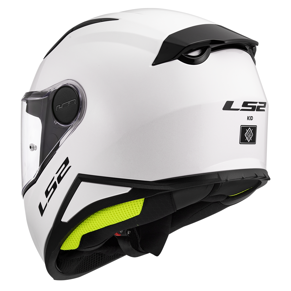 KASK LS2 FF812 KID SOLID WHITE