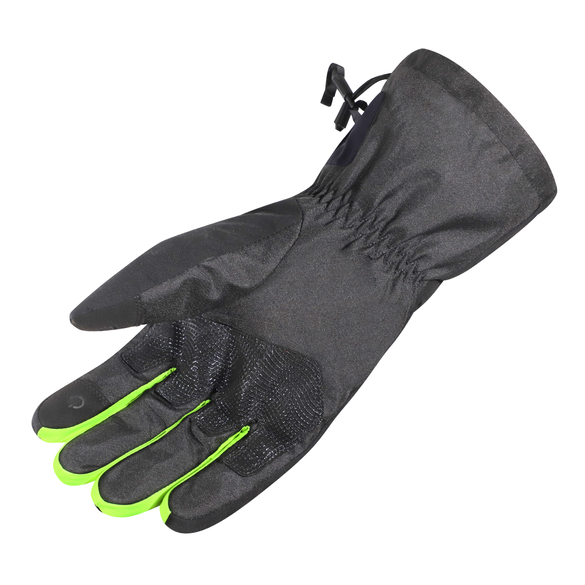 RĘKAWICE LS2 THERMORAIN BLACK H-V YELLOW XS-S