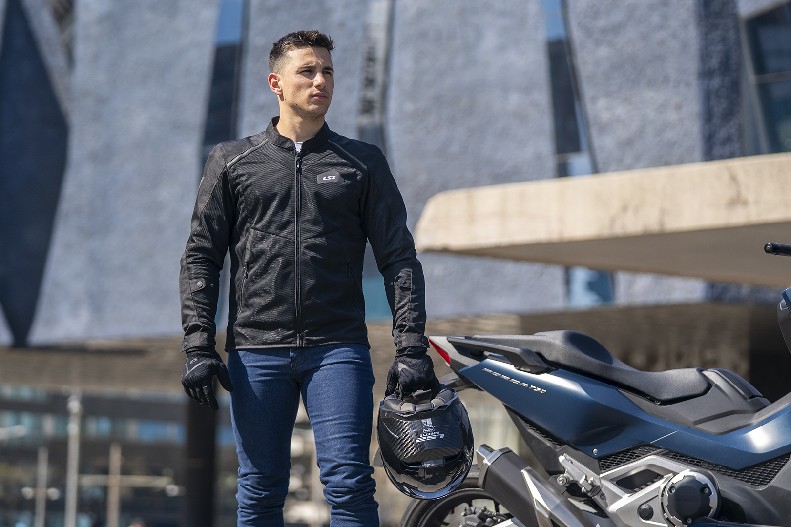 KURTKA LS2 BREEZE MAN BLACK