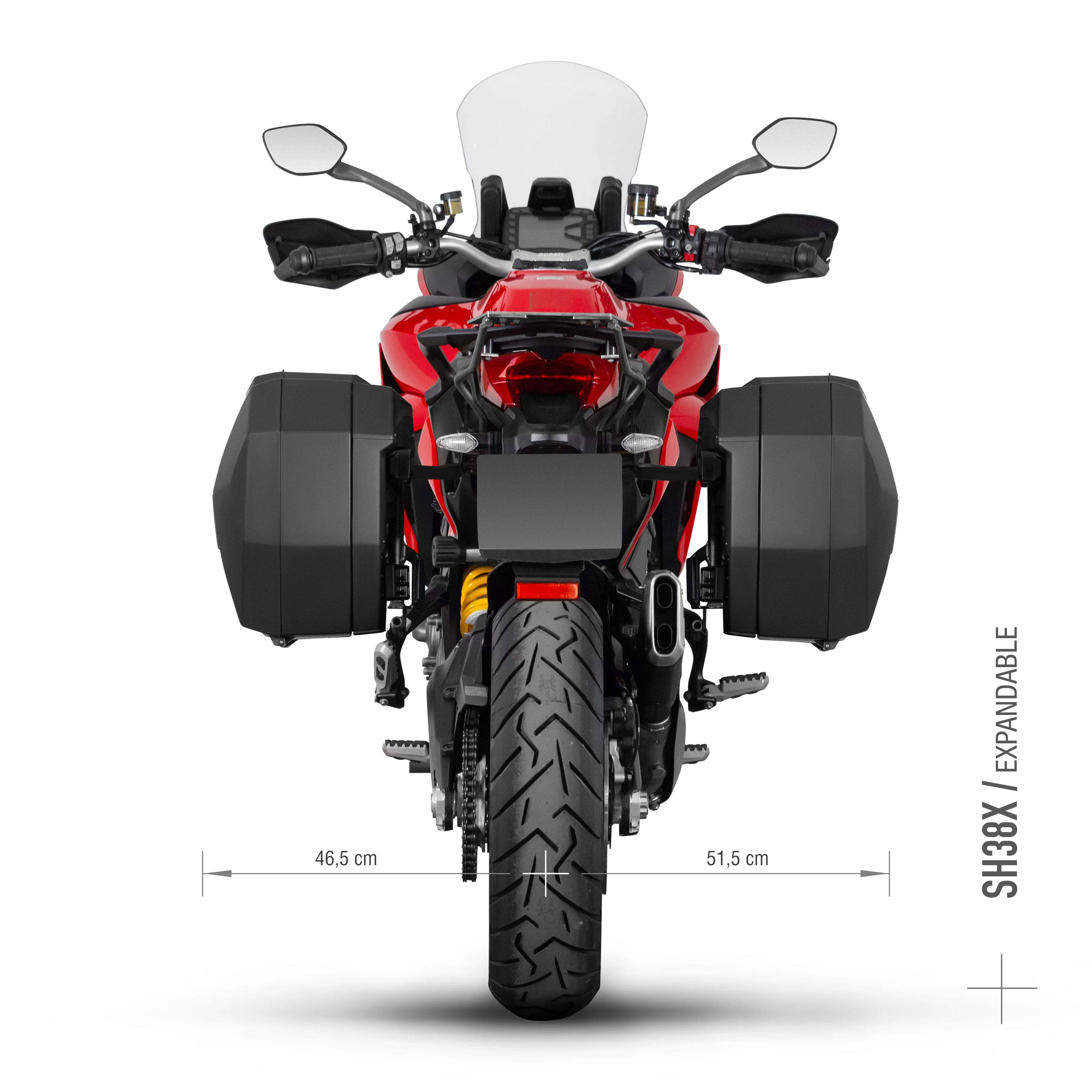 STELAŻ KUFRA BOCZNEGO 3P SHAD DO DUCATI MULTISTRAD