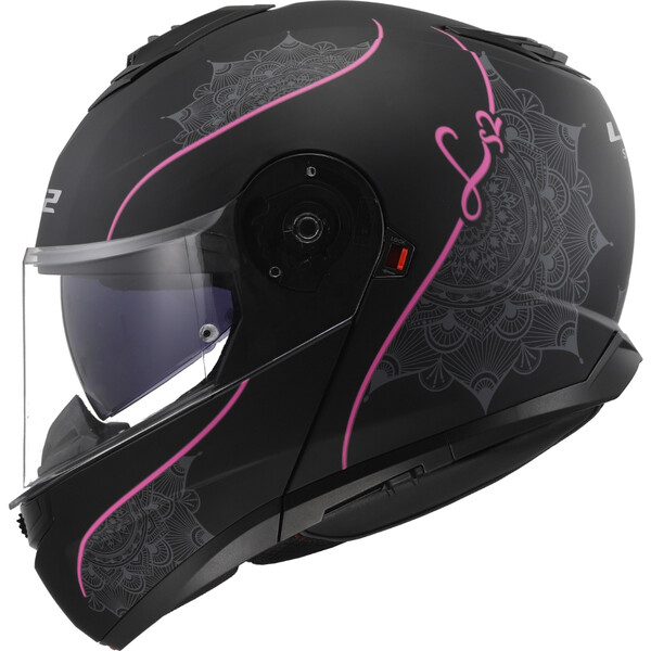 KASK LS2 FF908 STROBE II LUX M.BLACK PINK-06