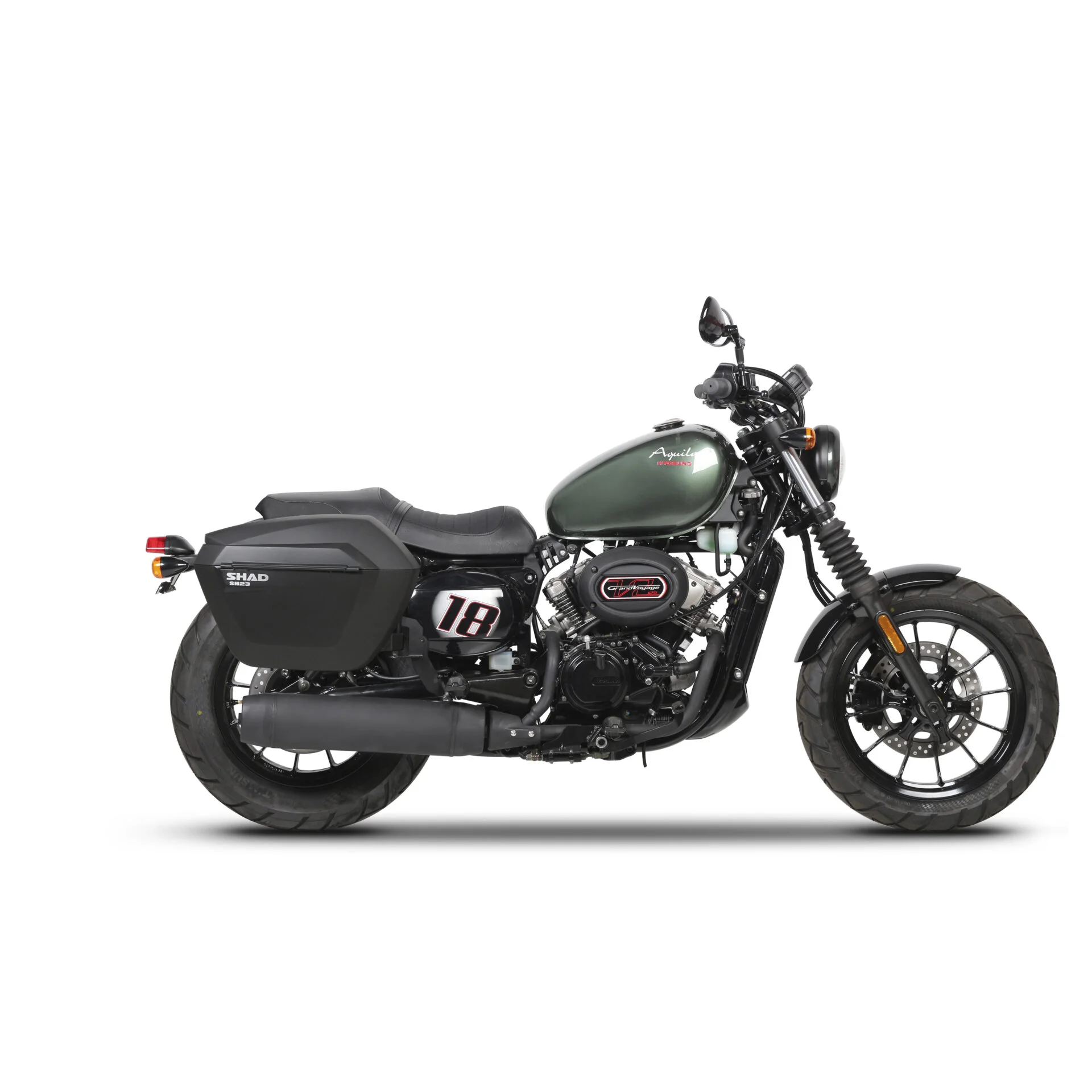 STELAŻ KUFRA BOCZNEGO 3P SHAD DO HYOSUNG GV125