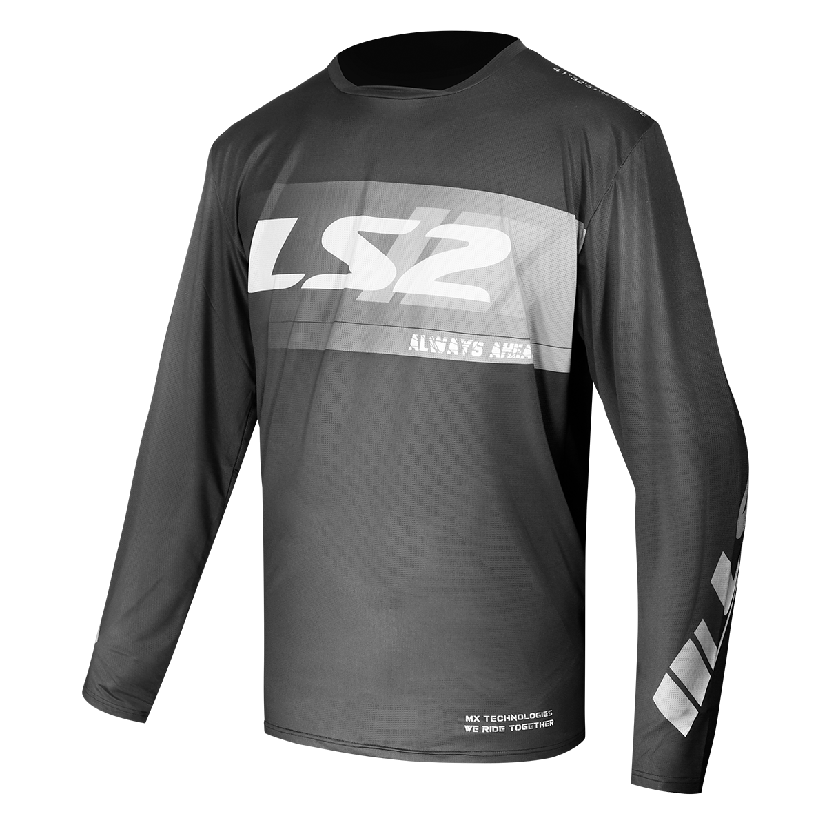 BLUZA LS2 GRAVEL BLACK DARK GREY