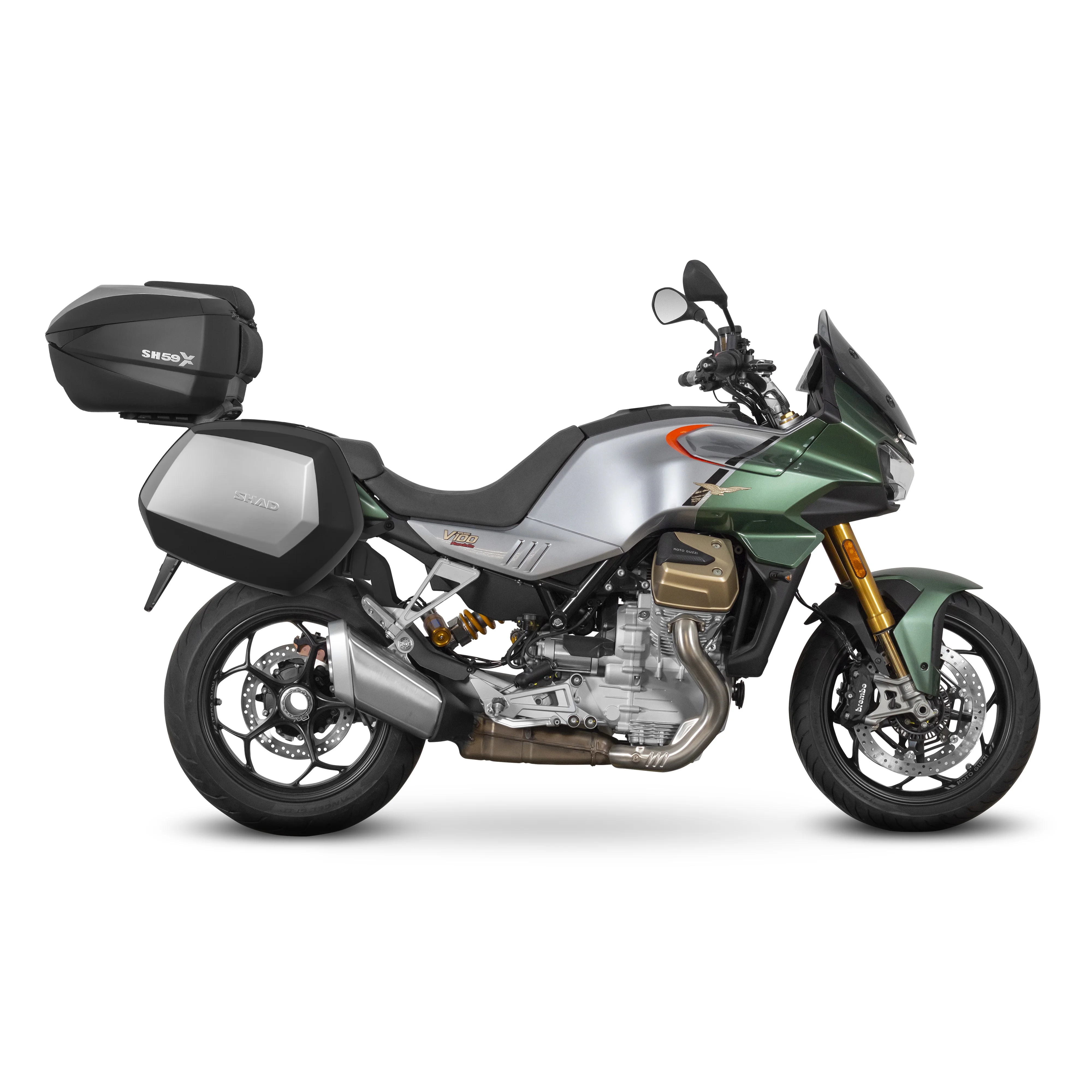 STELAŻ KUFRA BOCZNEGO 3P SHAD DO MOTO GUZZI V100