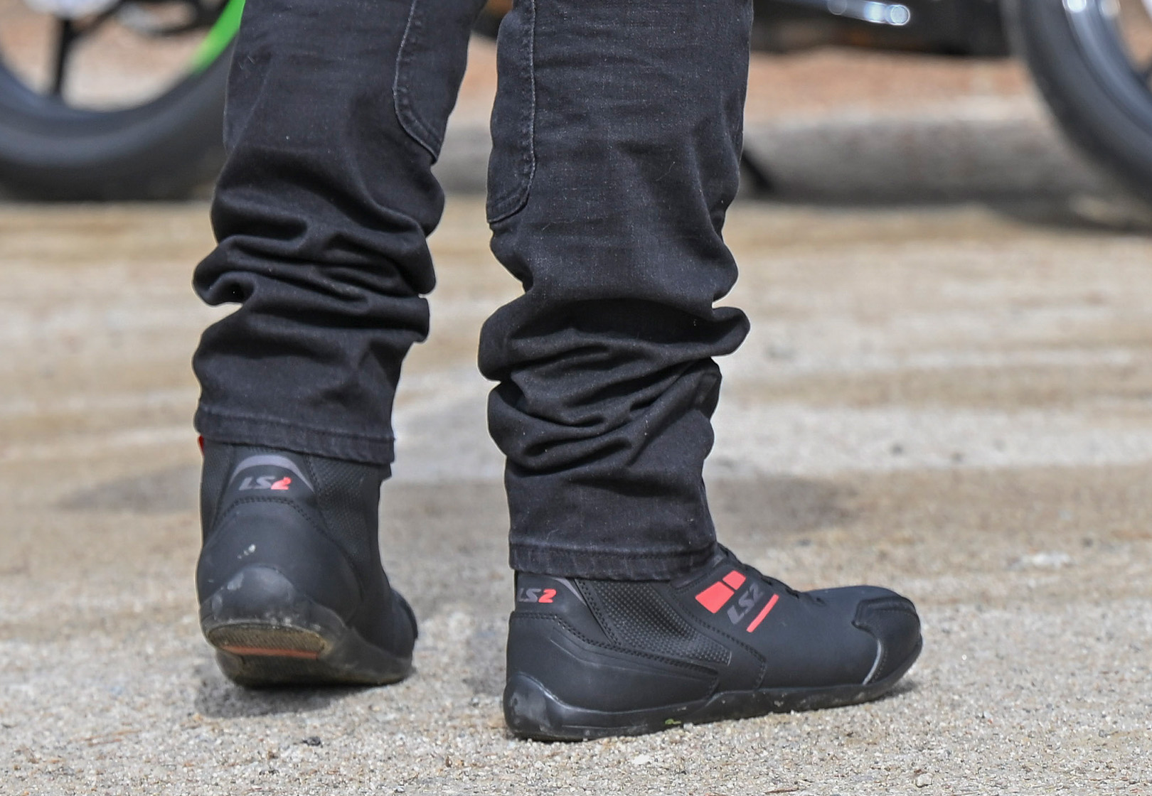 BUTY LS2 GARRA MAN BLACK H-V YELLOW