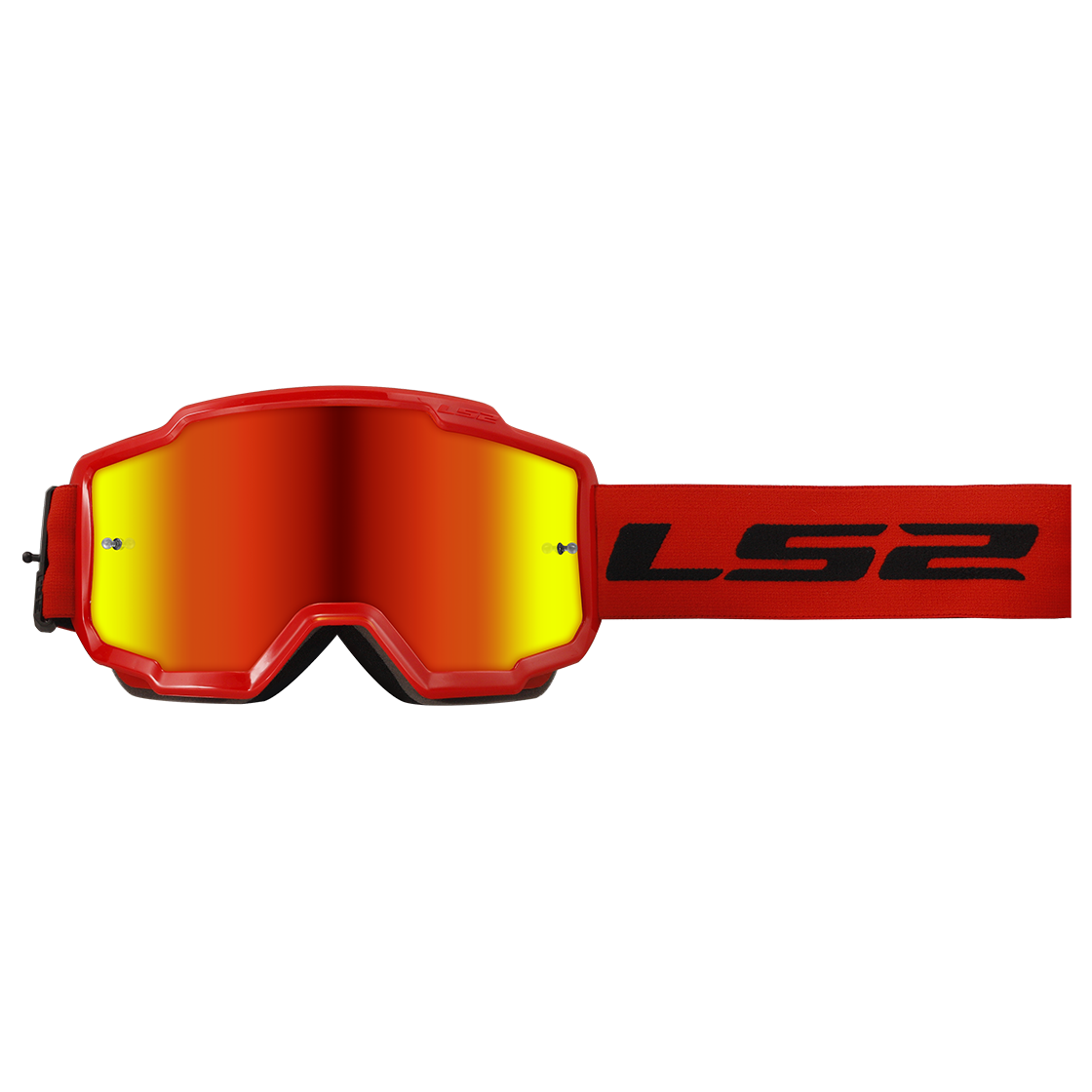 GOGLE LS2 CHARGER CZERWONE