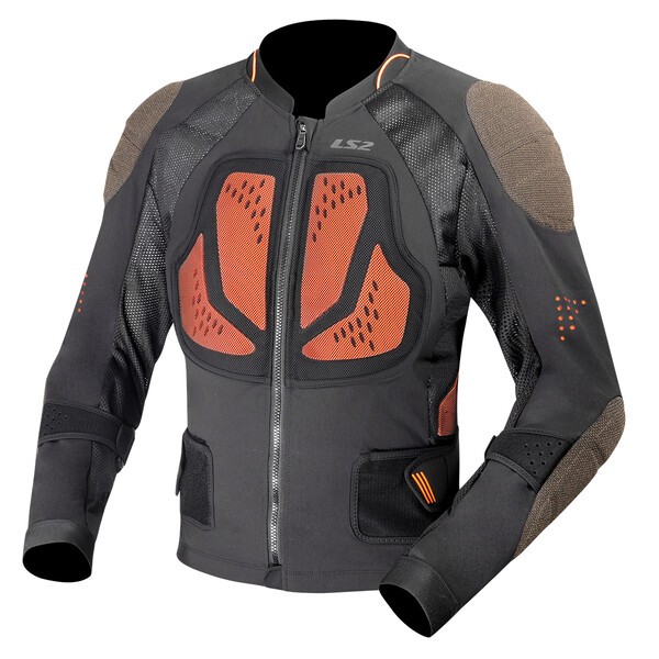 KURTKA LS2 X-TERRAIN MAN BLACK H-V ORANGE