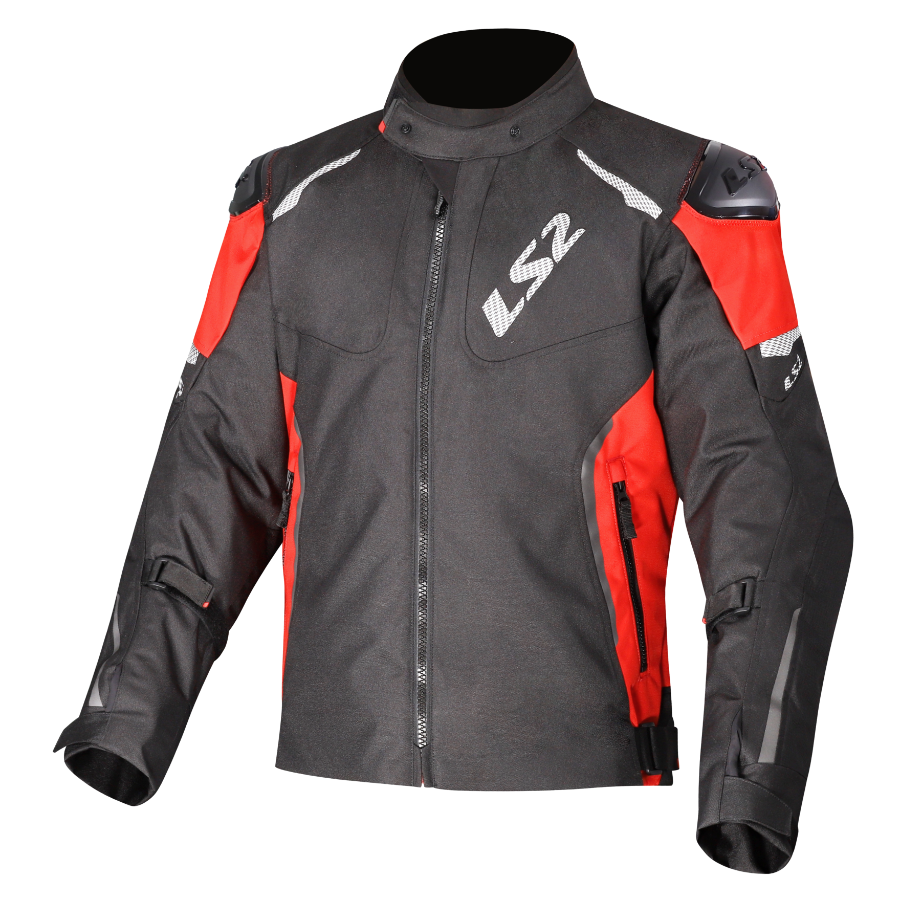 KURTKA LS2 ZOOM MAN BLACK RED M