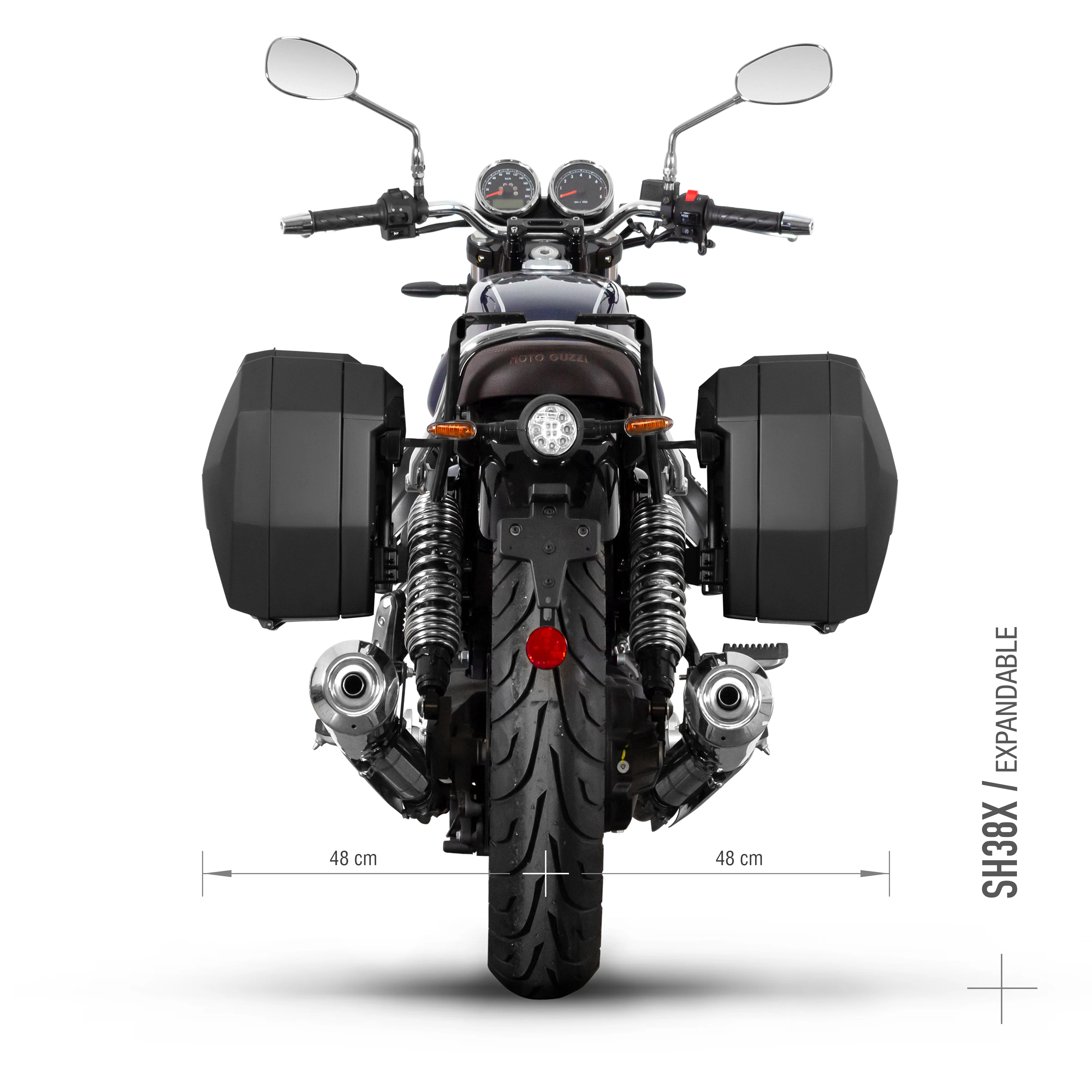 STELAŻ KUFRA BOCZNEGO 3P SHAD DO MOTO GUZZI V7 SPE