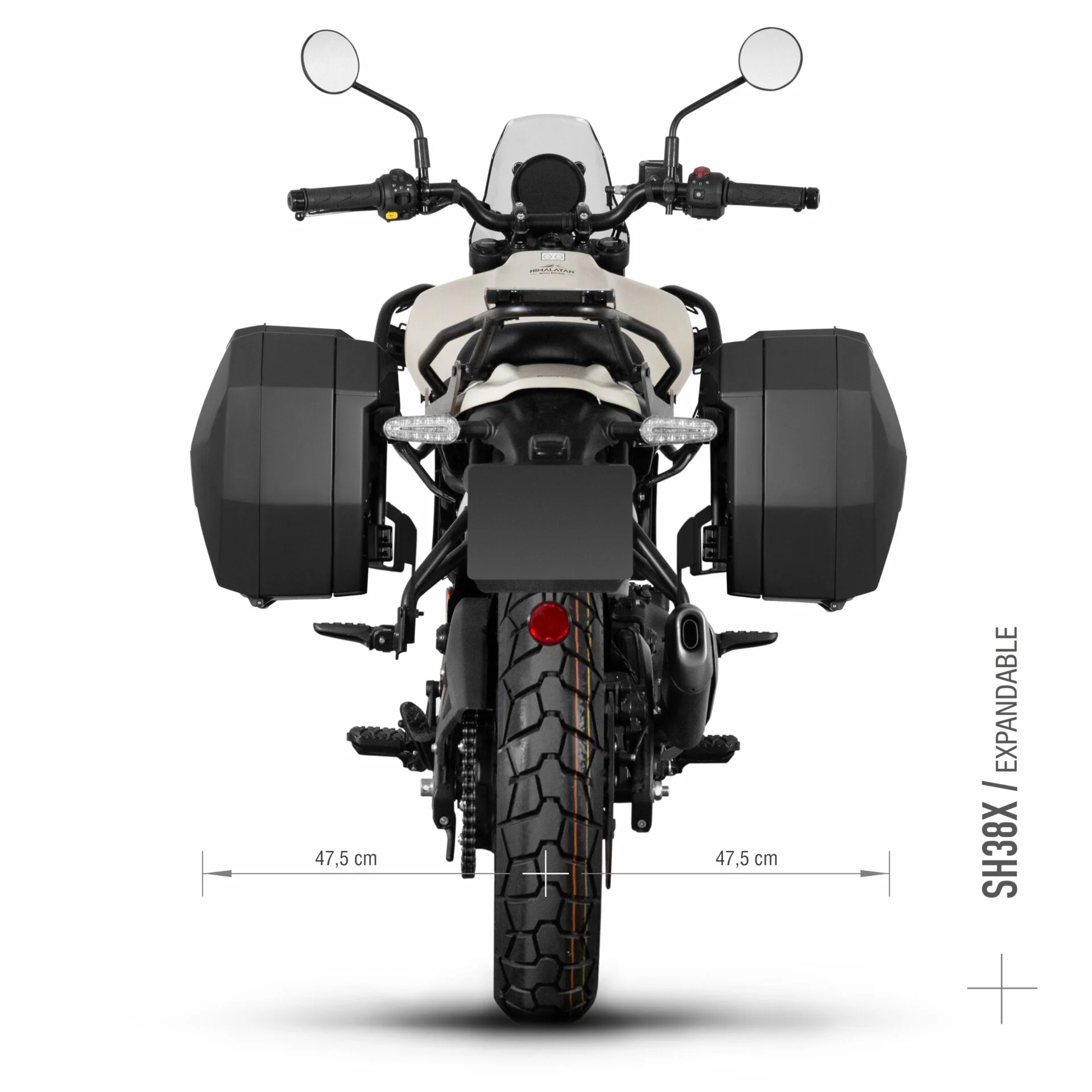 STELAŻ KUFRA BOCZNEGO 3P SHAD DO ROYAL ENFIELD HIM