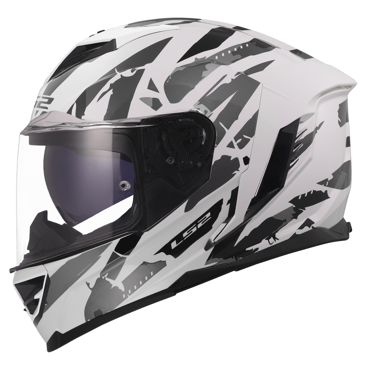 KASK LS2 FF818 STORM III KAOS WHITE GREY