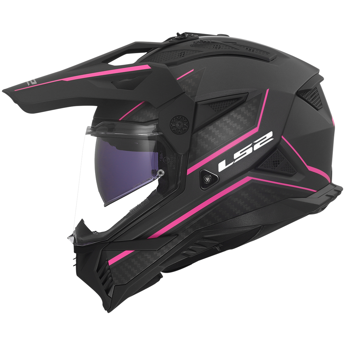 KASK LS2 MX702 PIONEER II ATRON GREY PINK