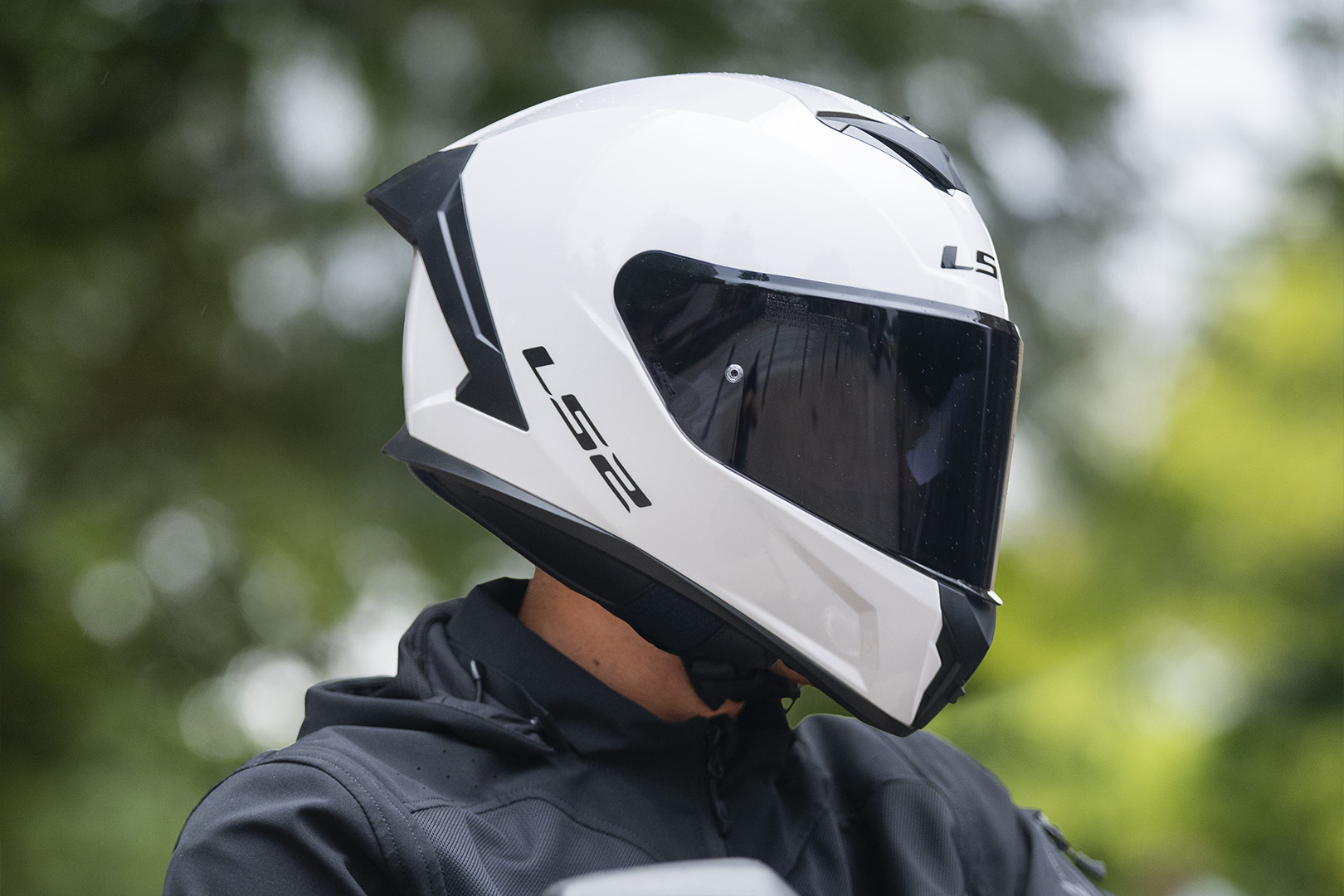 KASK LS2 FF820 RAPID III HYPER WHITE BLUE RED