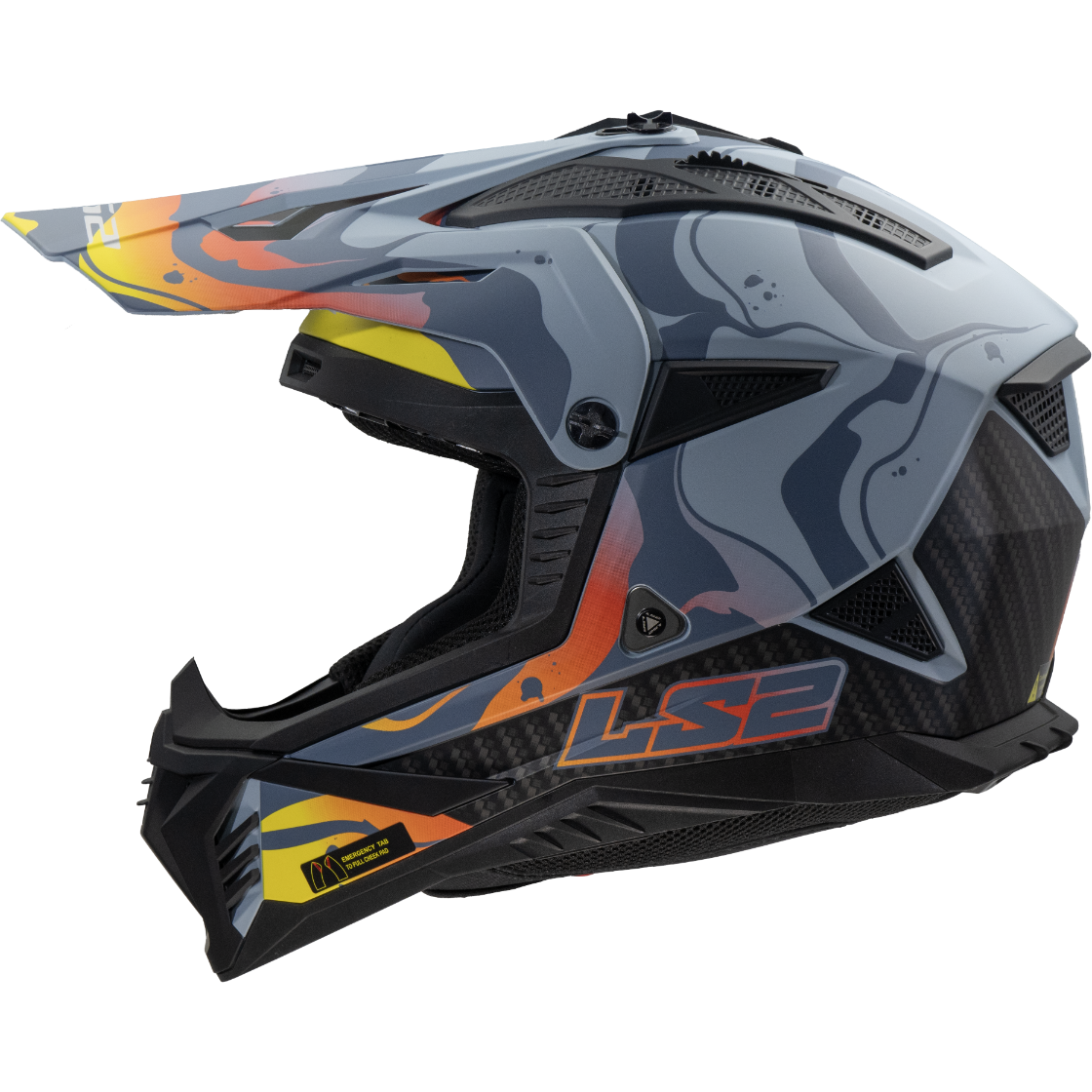 KASK LS2 MX708 FAST II WASH MATT DARK GREY-06