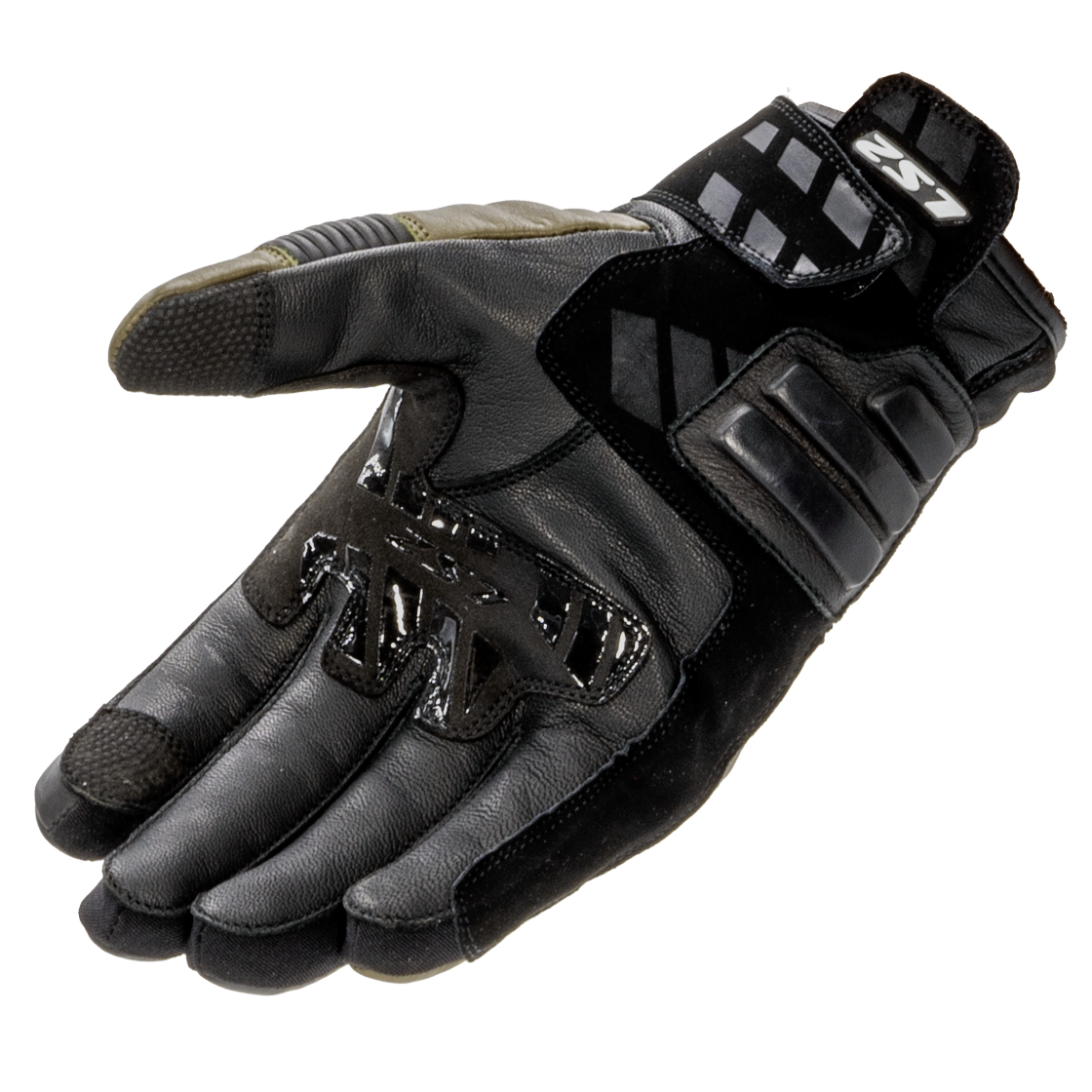 RĘKAWICE LS2 OCTANE WP LEATHER MAN BLACK BROWN