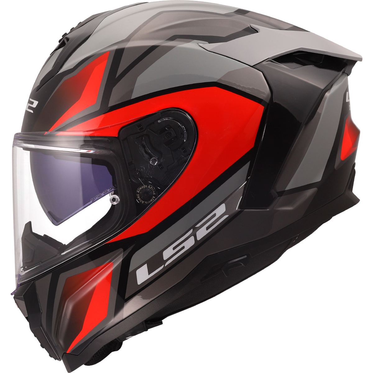 KASK LS2 FF817 CHALLENGER II VIPER GREY RED S