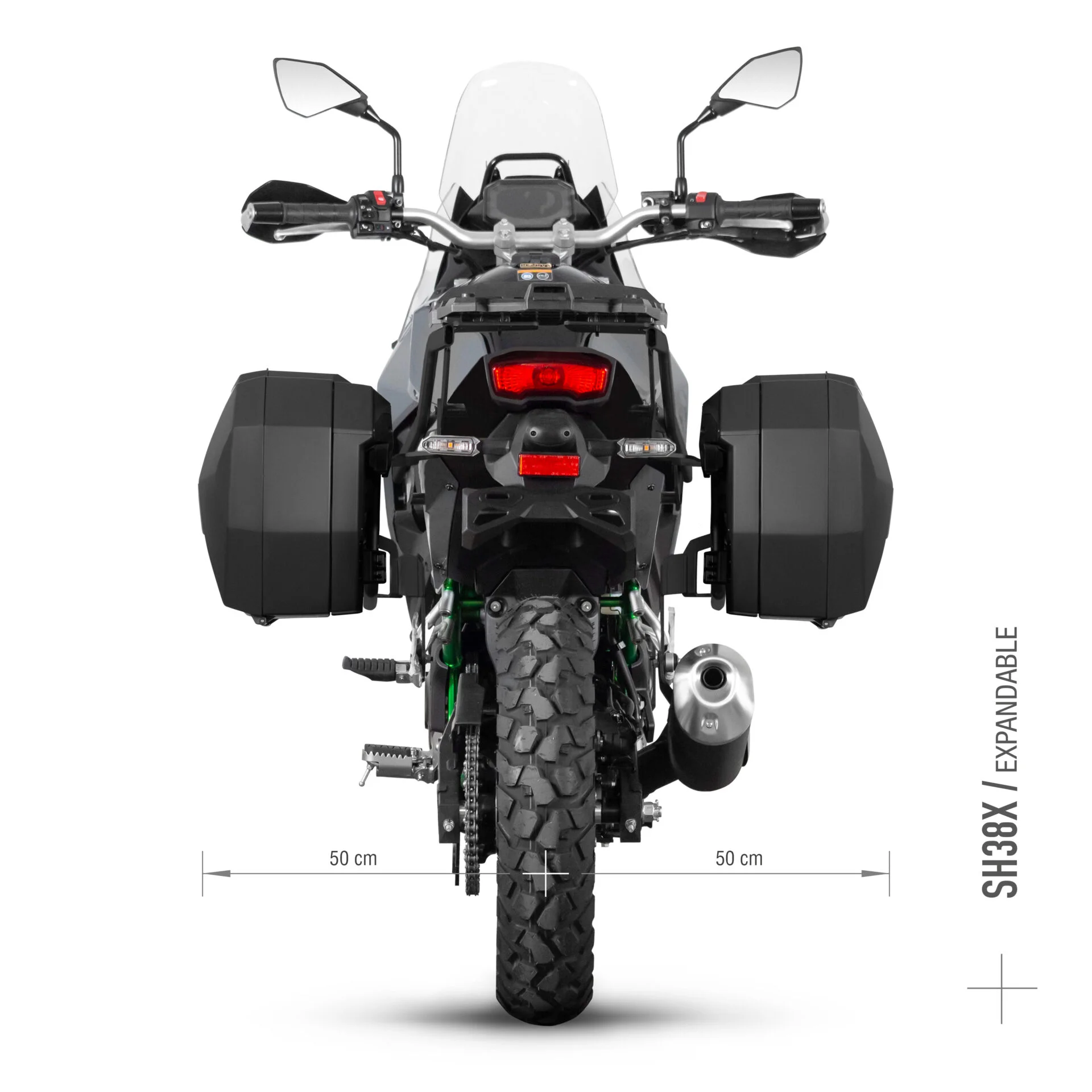 STELAŻ KUFRA BOCZNEGO 3P SHAD DO KAWASAKI KLE 500