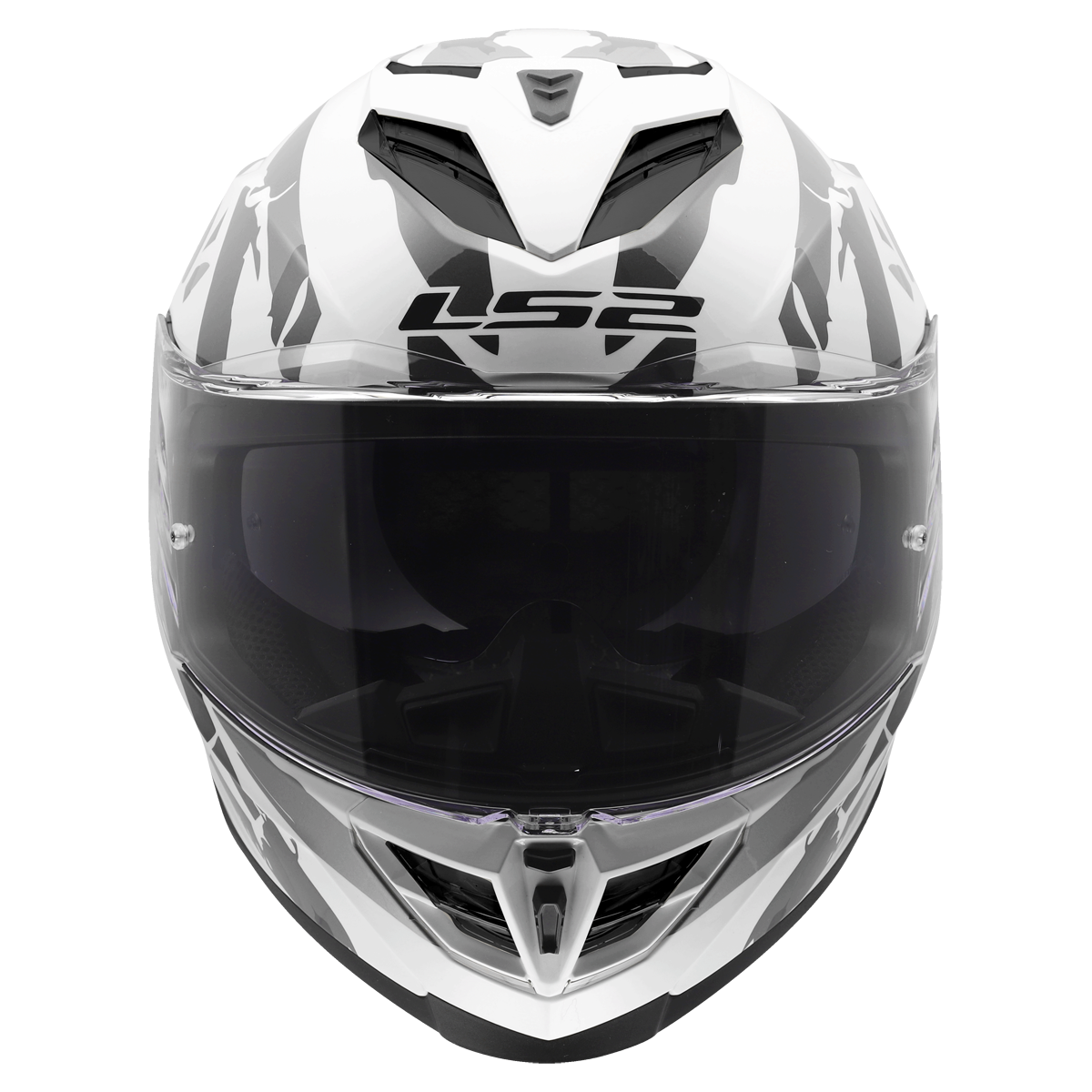 KASK LS2 FF818 STORM III KAOS WHITE GREY