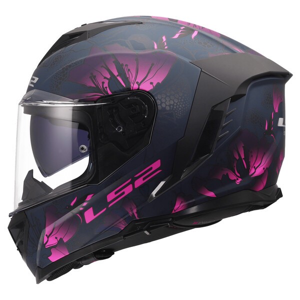 KASK LS2 FF818 STORM III BURST BLACK PINK