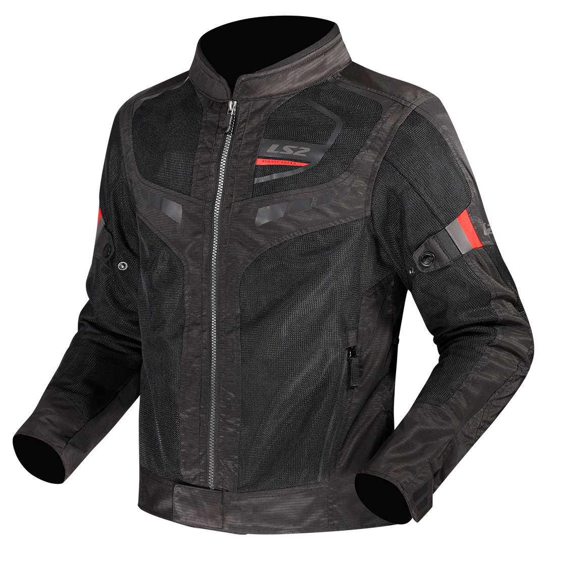 KURTKA LS2 GARDA AIR MAN BLACK RED