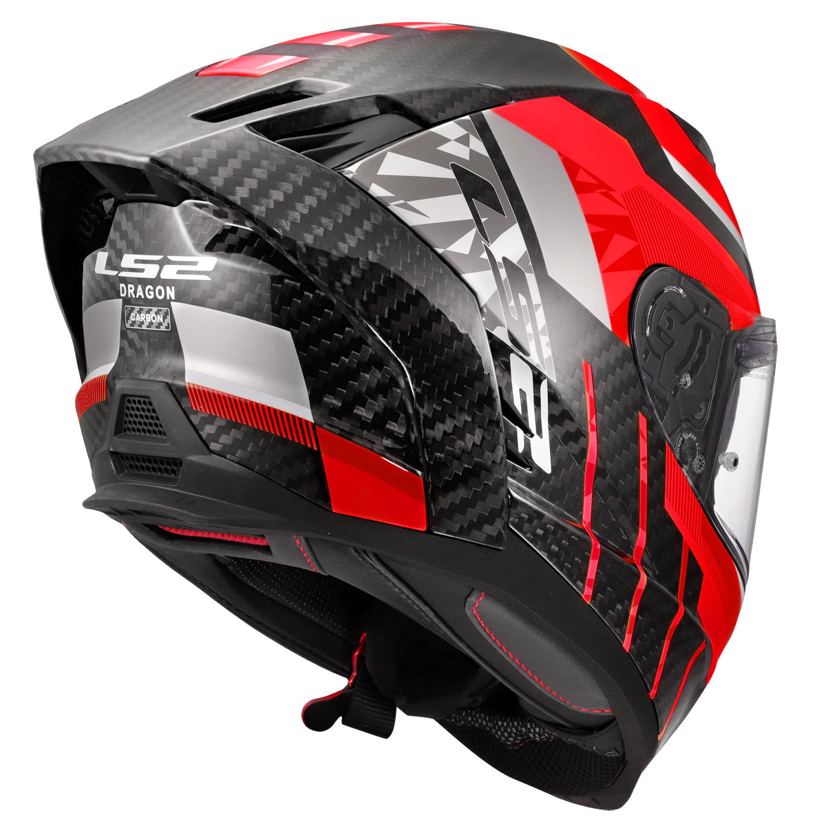KASK LS2 FF807 DRAGON TRAX RED