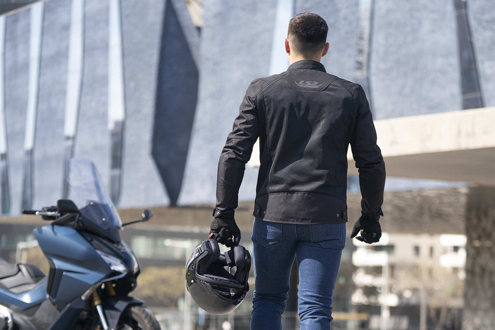 KURTKA LS2 BREEZE MAN BLACK