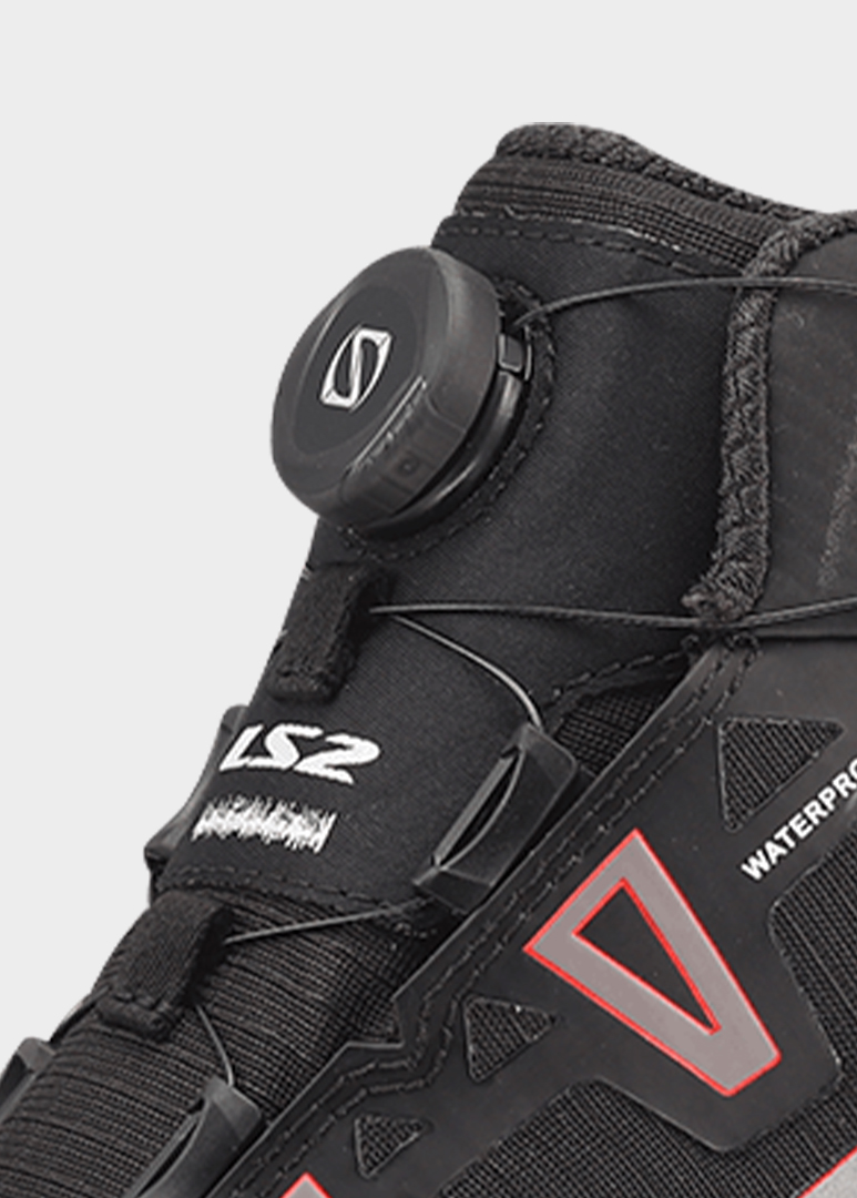 BUTY LS2 TREKKER  LADY WP BLACK H-V YELLOW 38