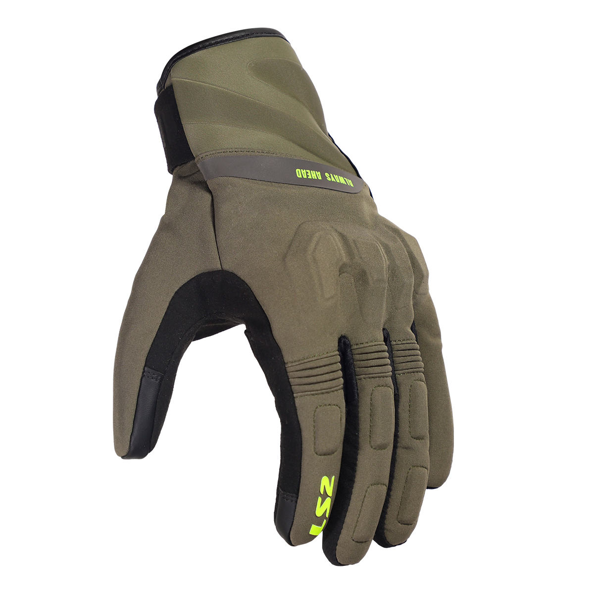 RĘKAWICE LS2 JET III MAN GREEN BLACK