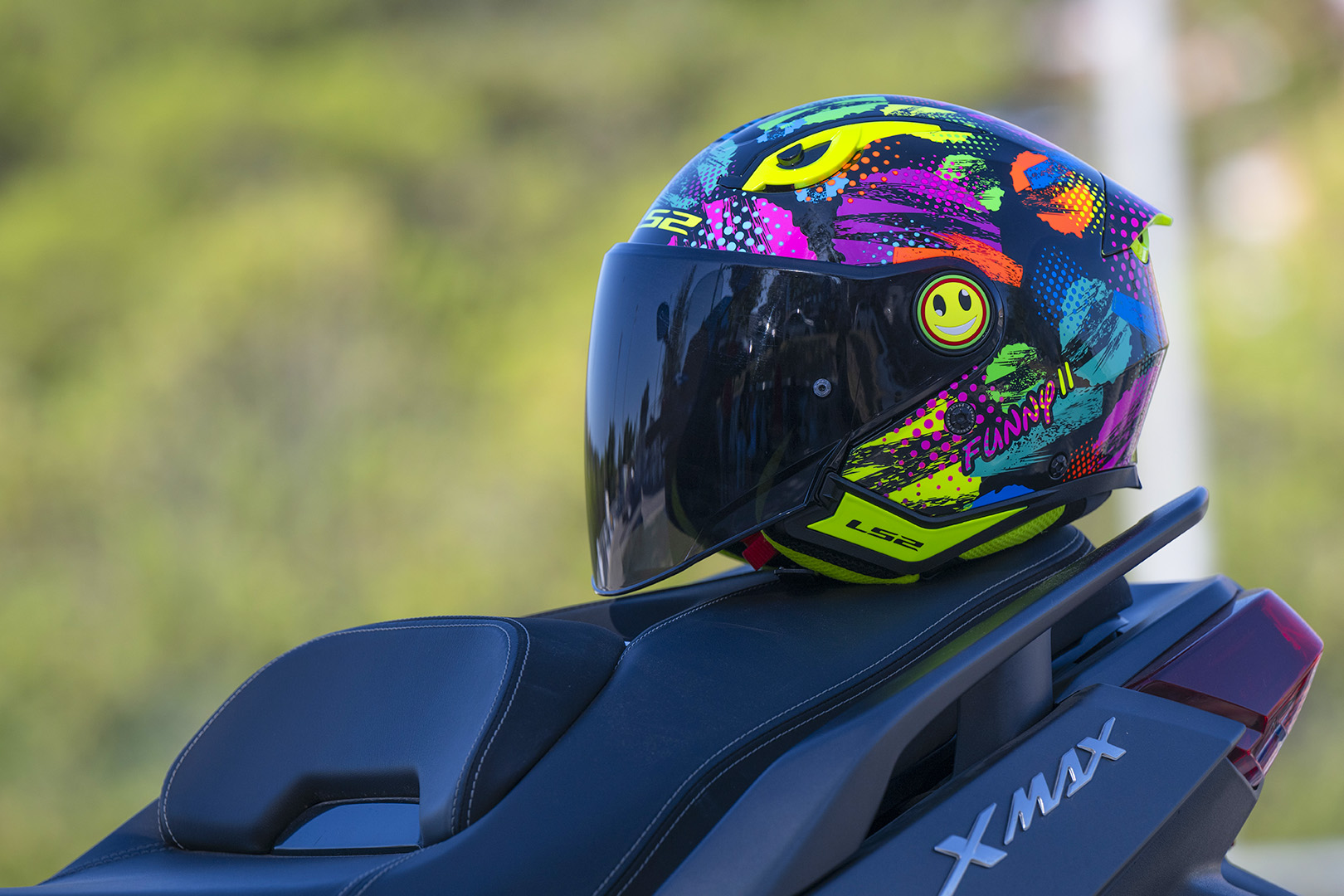 KASK LS2 OF622 FUNNY II GLUP H-VIS YELLOW