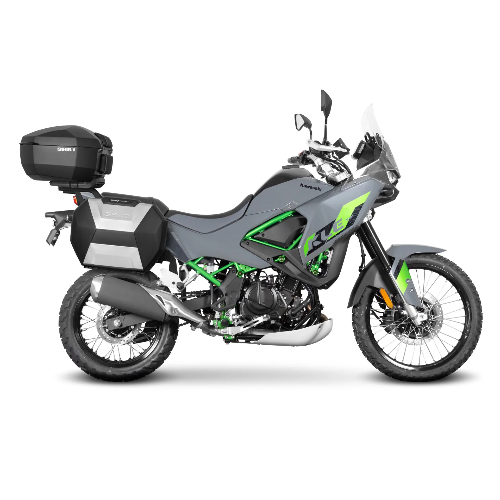 STELAŻ KUFRA BOCZNEGO 3P SHAD DO KAWASAKI KLE 500