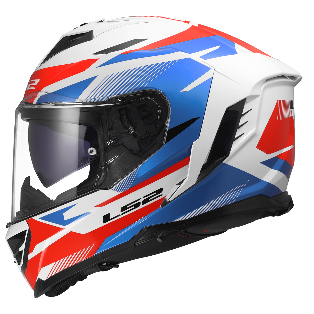 KASK LS2 FF818 STORM III KOMAI WHITE BLUE RED