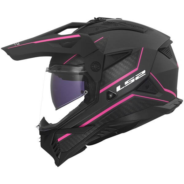KASK LS2 MX702 PIONEER II ATRON GREY PINK
