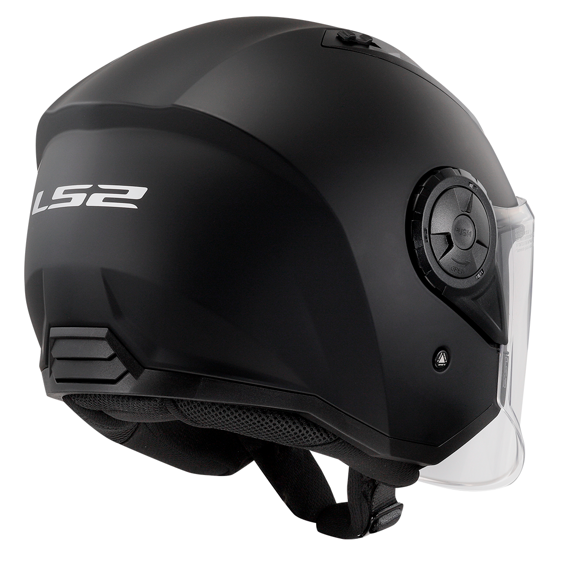 KASK LS2 OF616 AIRFLOW II SOLID MATT BLACK-06