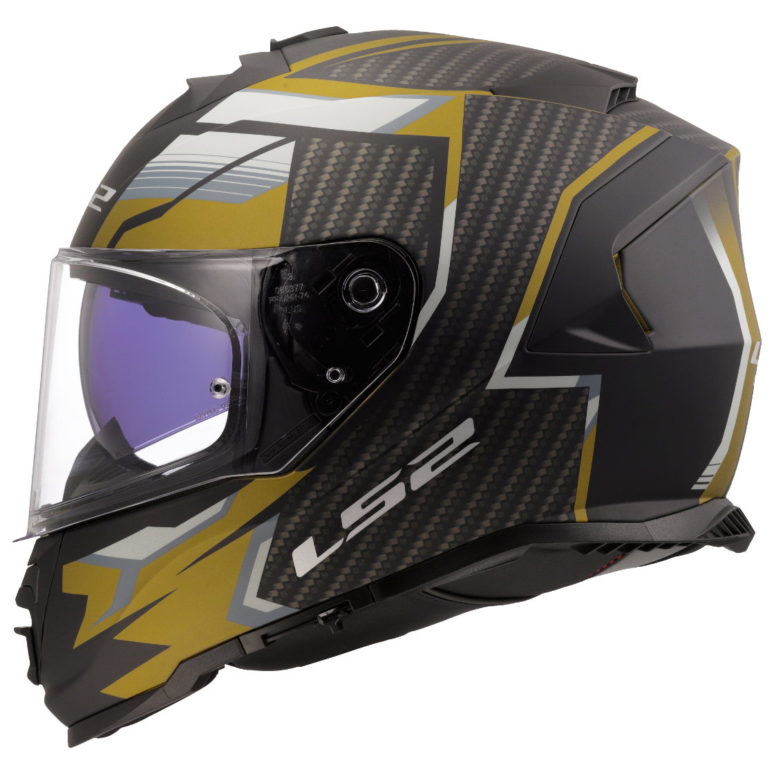 KASK LS2 FF800 STORM II TRACKER M.BLA. GOLD-06