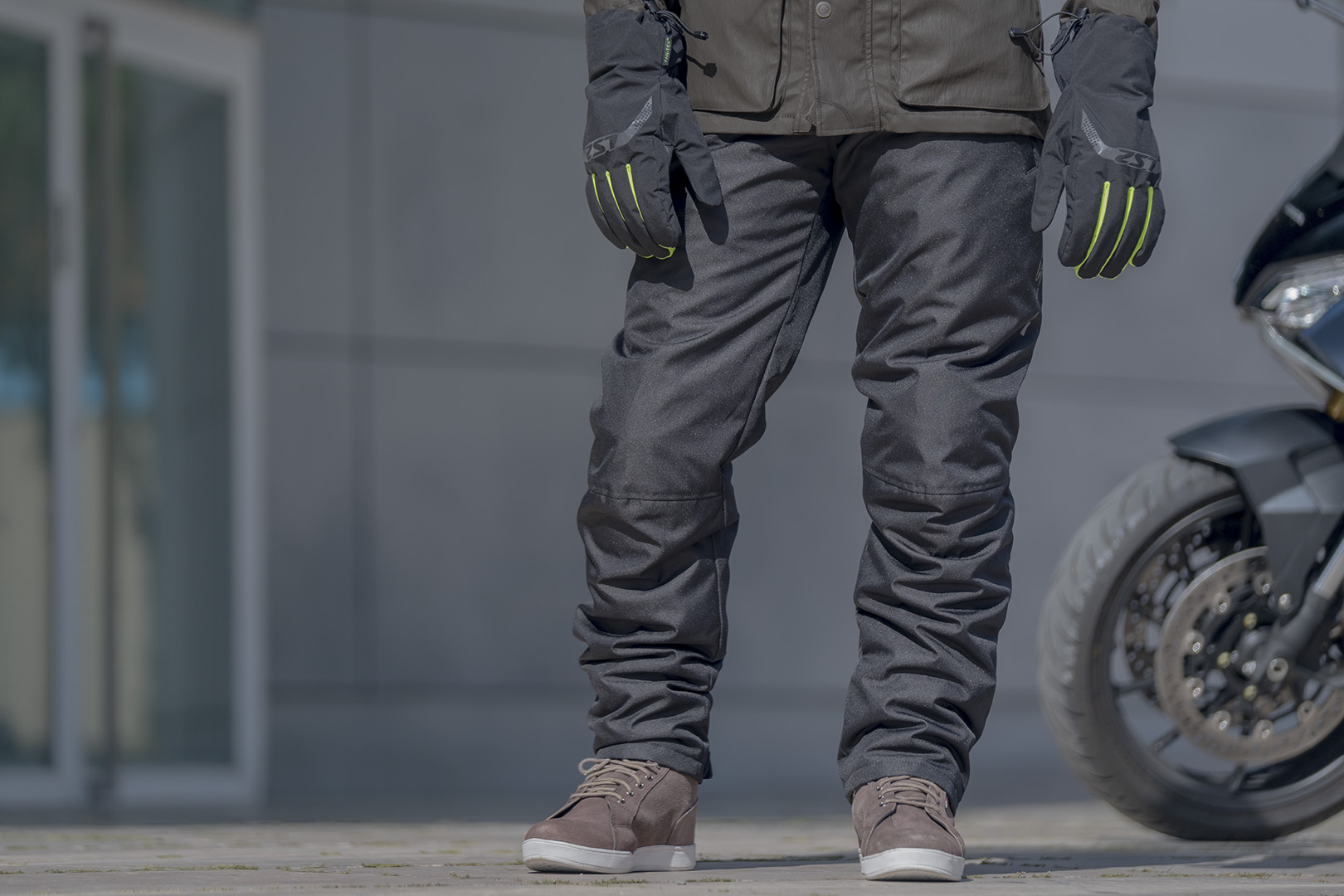 SPODNIE LS2 COMMUTER MAN BLACK