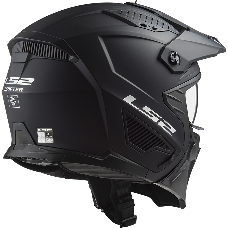 KASK LS2 OF606 DRIFTER SOLID MATT BLACK-06
