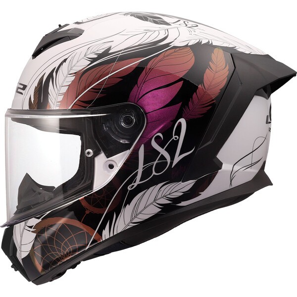 KASK LS2 FF820 RAPID III BOHO WHITE BLACK PINK