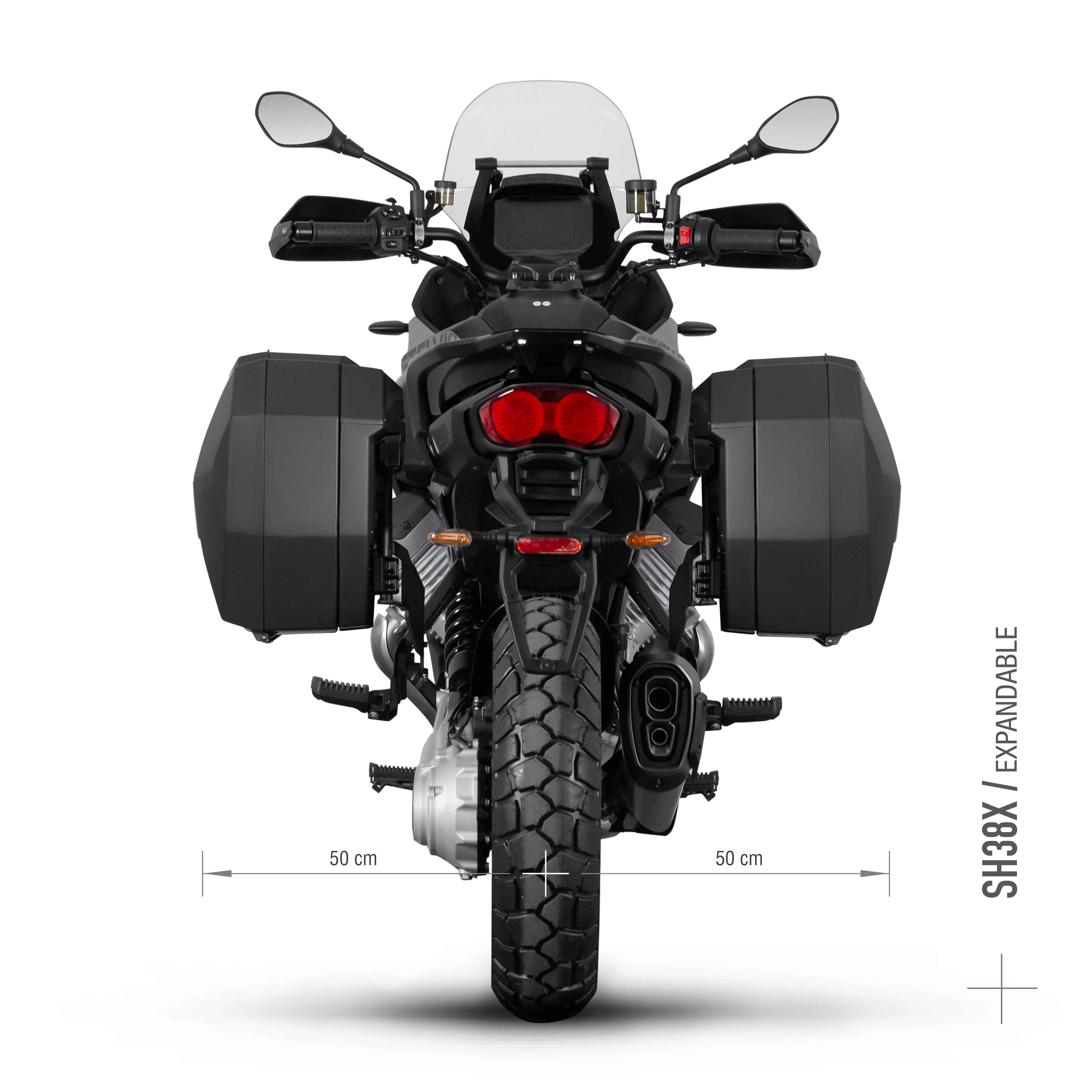 STELAŻ KUFRA BOCZNEGO 3P SHAD DO MOTO GUZZI STELVI