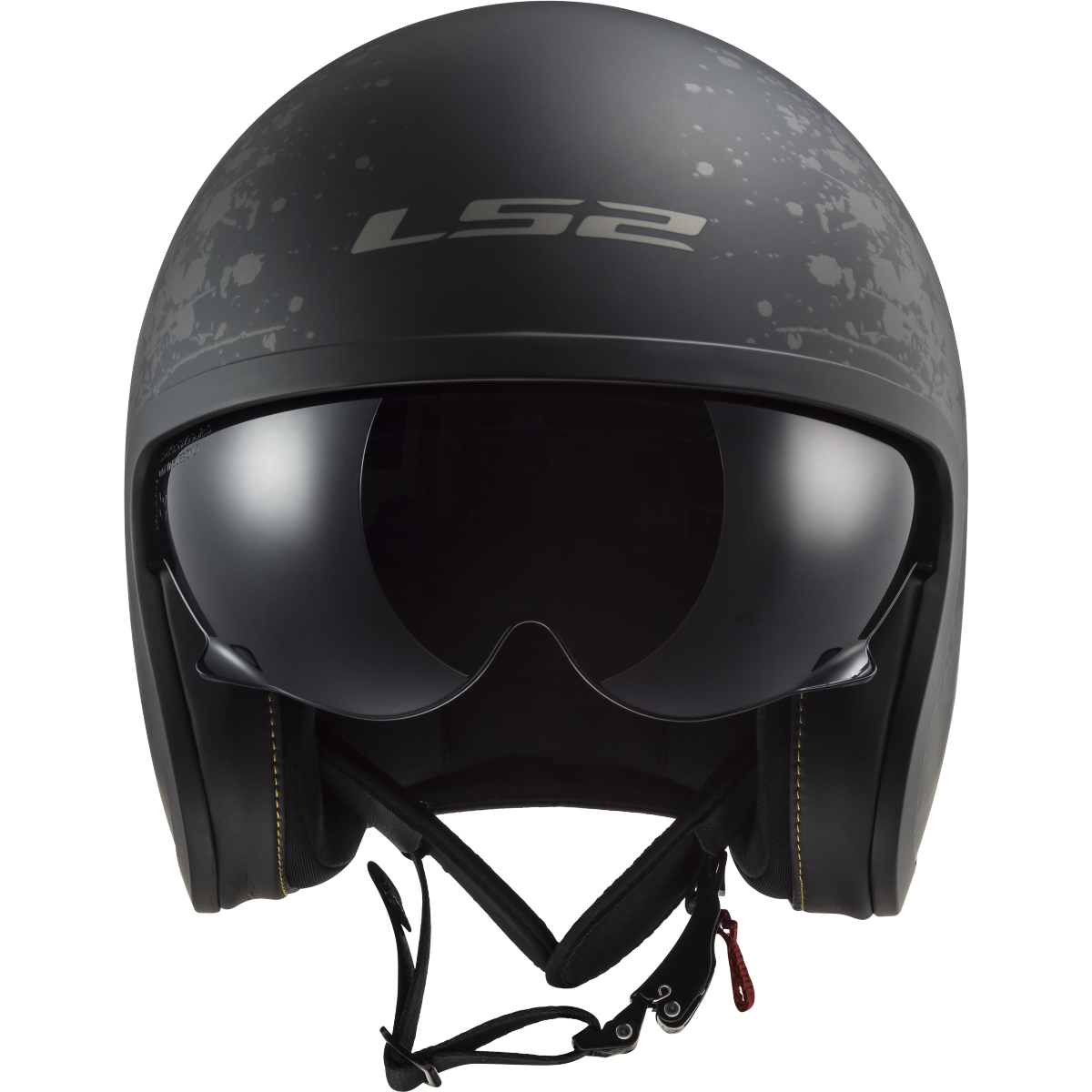 KASK LS2 OF599 SPITFIRE II MATT BLACK FLAG-06
