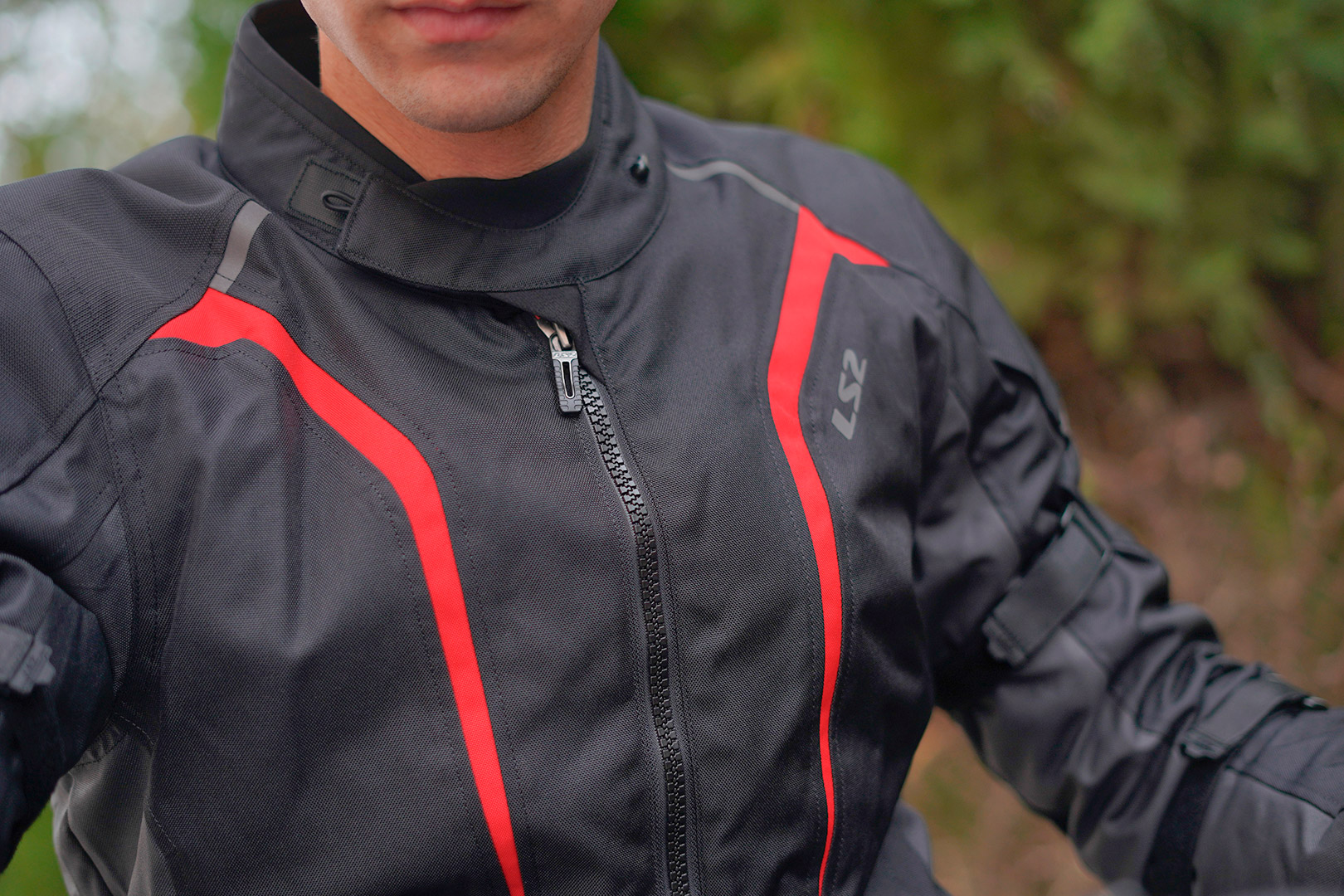 KURTKA LS2 SEPANG LADY BLACK DARK GREY