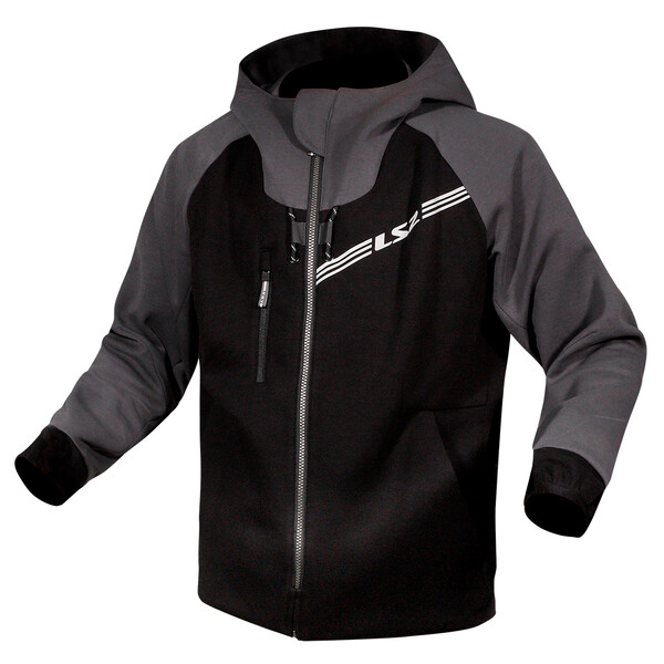 KURTKA LS2 THROTTLE MAN JACKET BLACK DARK GREY