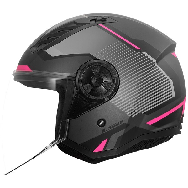 KASK LS2 OF616 AIRFLOW II SOLAR GREY PINK XL